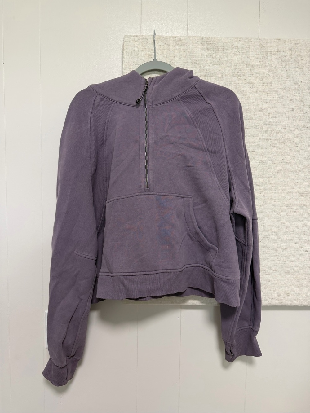 lululemon athletica Lavender Half-Zip Hoodie Sweatshirt